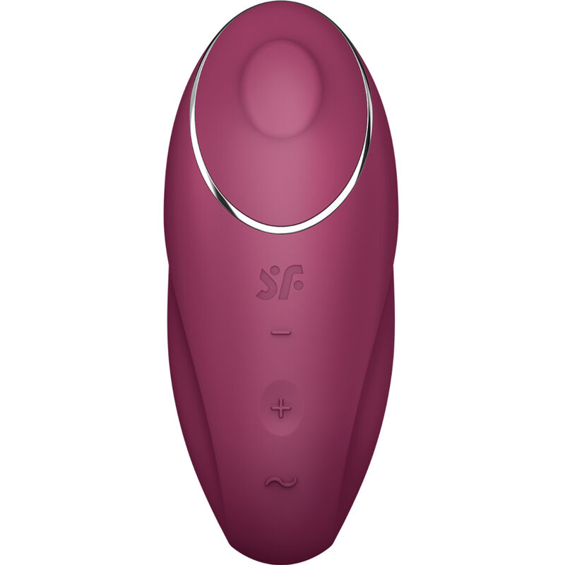 SATISFYER - TAP & CLIMAX 1 Auflegvibrator Rot
