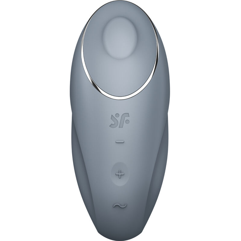 SATISFYER - TAP & CLIMAX 1 Auflegevibrator Grau