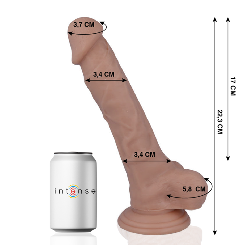 MR INTENSE - 28 realistischer Penis 22,3 cm -O- 3,4 cm