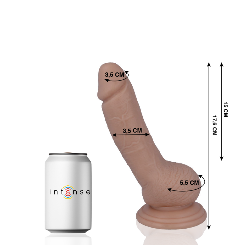 MR INTENSE - 8 realistischer Penis 17,6 cm -O- 3,5 cm