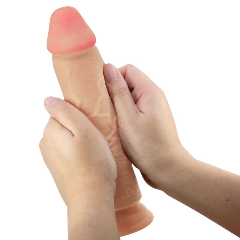 PRETTY LOVE - SLIDING SKIN SERIES REALISTISCHER DILDO MIT SLIDING SKIN SAUGNAPF 23,4 CM