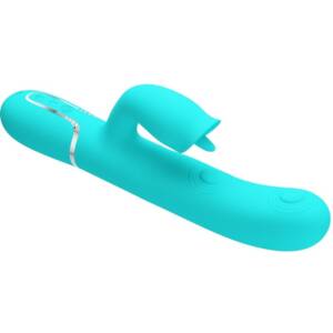 KANINCHENVIBRATOR MIT LECKENDEM AQUAGRÜN