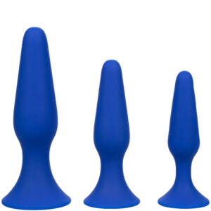 CALEXOTICS - ADMIRAL KIT 3 Analplug Blau