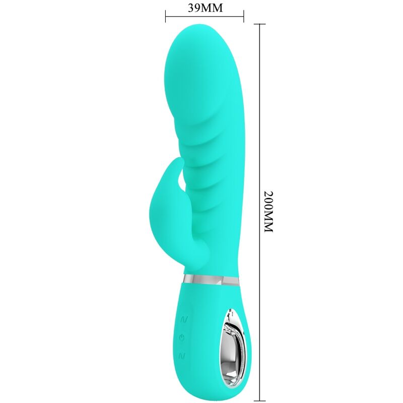 PRETTY LOVE - PRESCOTT Multifunktions-G-Punkt-Vibrator Aqua Grün