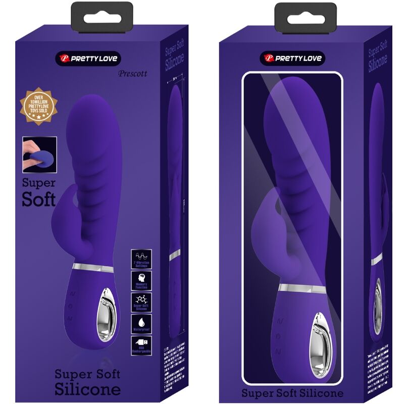 PRETTY LOVE - PRESCOTT Multifunktions-G-Punkt-Vibrator Lila