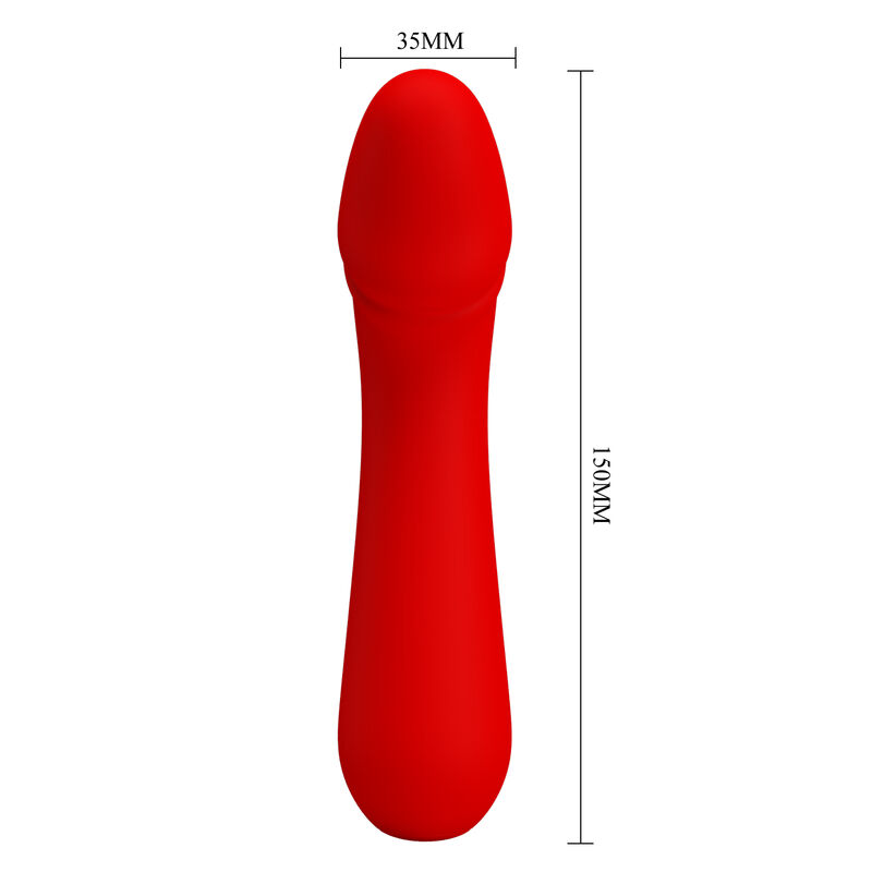 PRETTY LOVE - CETUS Wiederaufladbarer Vibrator Rot