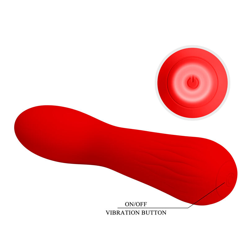 PRETTY LOVE - FAUN Wiederaufladbarer Vibrator Rot