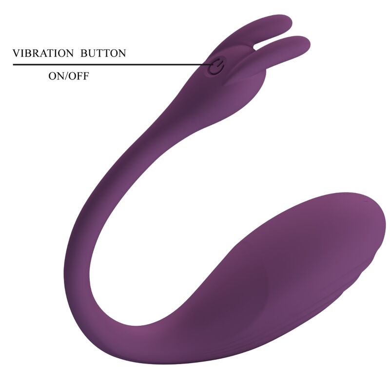 PRETTY LOVE - CATALINA VIBRATOR MIT APP-FERNBEDIENUNG LILA