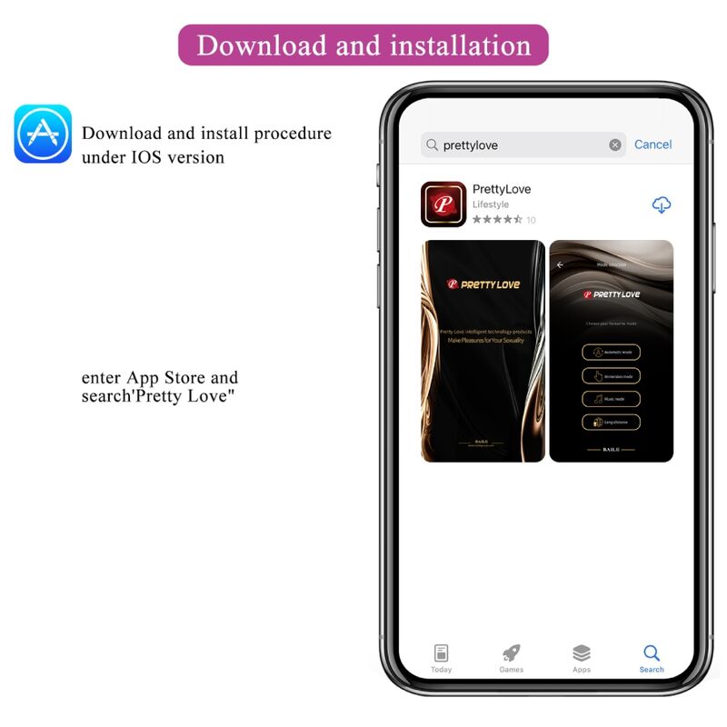PRETTY LOVE - CATALINA VIBRATOR MIT APP-FERNBEDIENUNG LILA