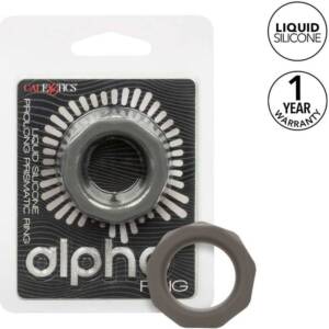 CALEXOTICS - ALPHA PROLONG prismatischer Ring Grau