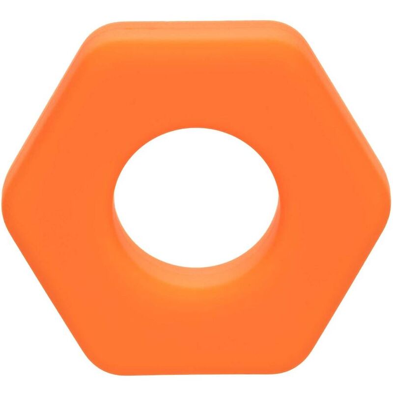 CALEXOTICS - ALPHA PROLONG SEXAGON RING Orange