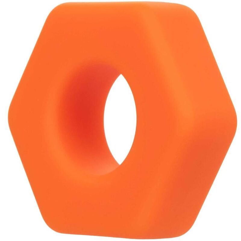 CALEXOTICS - ALPHA PROLONG SEXAGON RING Orange