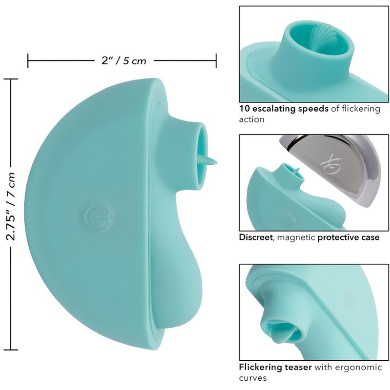 CALEXOTICS - OVATION RAVE STIMULATOR AQUA GRÜN