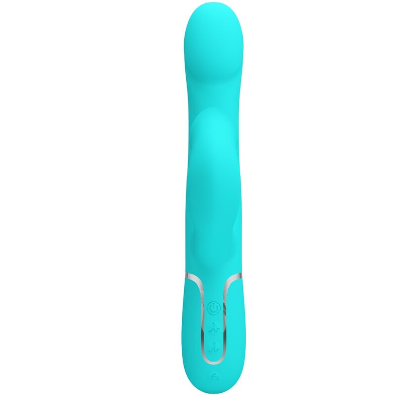 PRETTY LOVE - RABBIT VIBRATOR PERLEN AQUA GRÜN