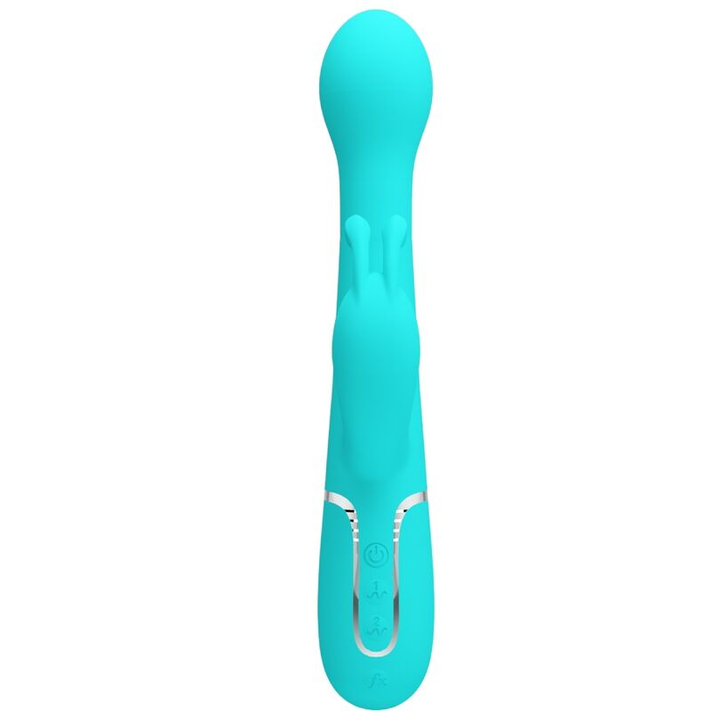 PRETTY LOVE - DEJON RABBIT VIBRATOR 3 IN 1 Multifunktions-Aquagrün