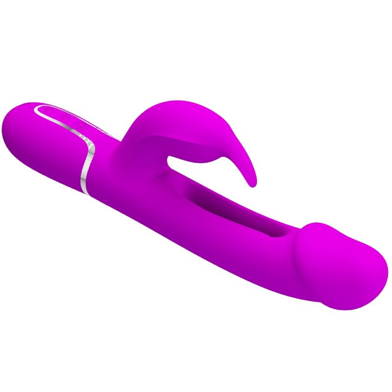 PRETTY LOVE - DEJON RABBIT VIBRATOR 3 IN 1 MULTIFUNKTIONS FUCHSIA