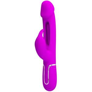 PRETTY LOVE - DEJON RABBIT VIBRATOR 3 IN 1 MULTIFUNKTIONS FUCHSIA