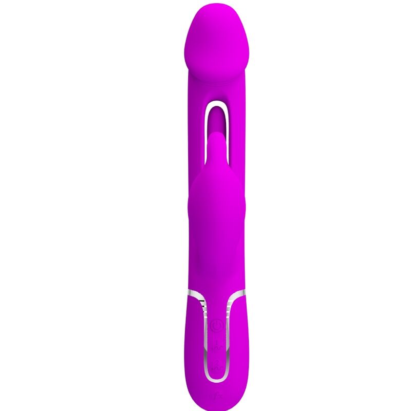 PRETTY LOVE - DEJON RABBIT VIBRATOR 3 IN 1 MULTIFUNKTIONS FUCHSIA