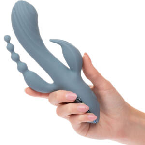 CALEXOTICS - Vibrator Triple Ecstasy Grau