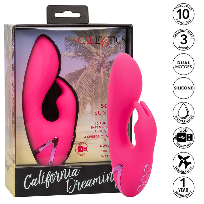 CALEXOTICS - SO. CAL SUNSHINE VIBRATOR RABBIT FUCHSIA