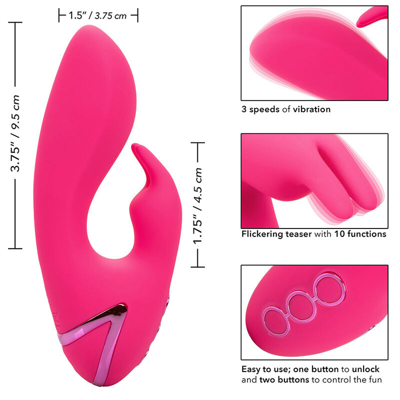 CALEXOTICS - SO. CAL SUNSHINE VIBRATOR RABBIT FUCHSIA