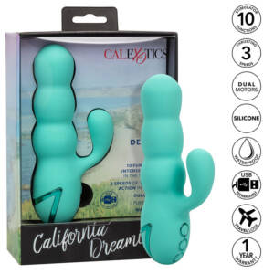 CALEXOTICS - DEL MAR DIVA VIBRATOR RABBIT AQUA GRÜN VON CALIFORNIA DREAMING