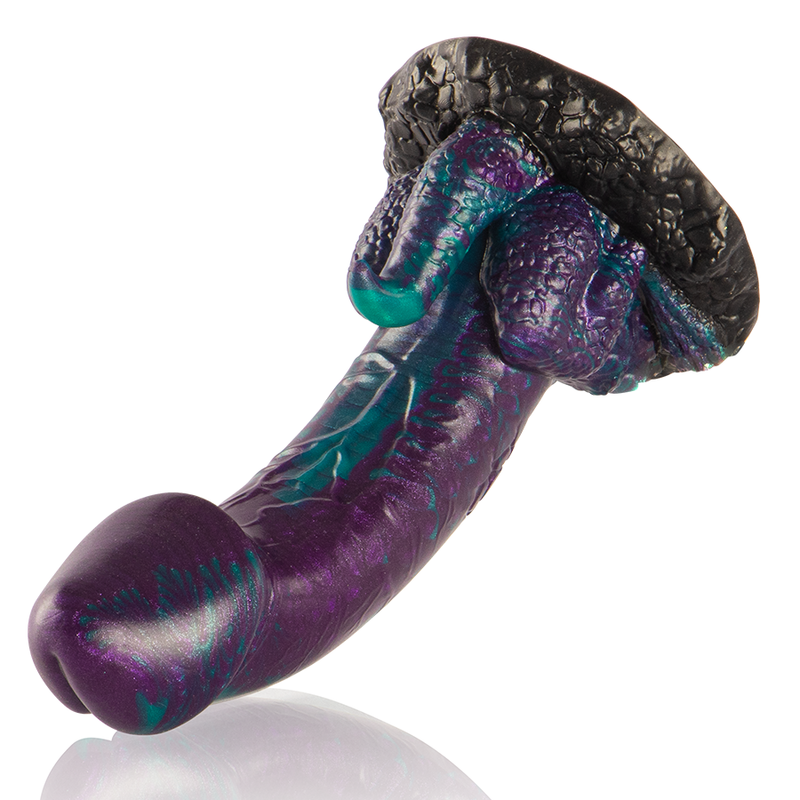 EPIC - BASILISK DILDO DOPPELT SCHUPPIGES VERGNÜGEN, KLEINE GRÖSSE