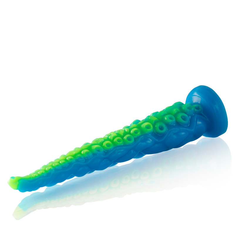 EPIC - SCYLLA FLUORESZIERENDER DÜNNER TENTAKELDILDO, GROSSE GRÖSSE