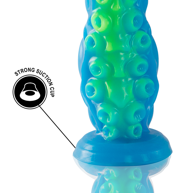 EPIC - SCYLLA FLUORESZIERENDER DÜNNER TENTAKELDILDO, KLEINE GRÖSSE