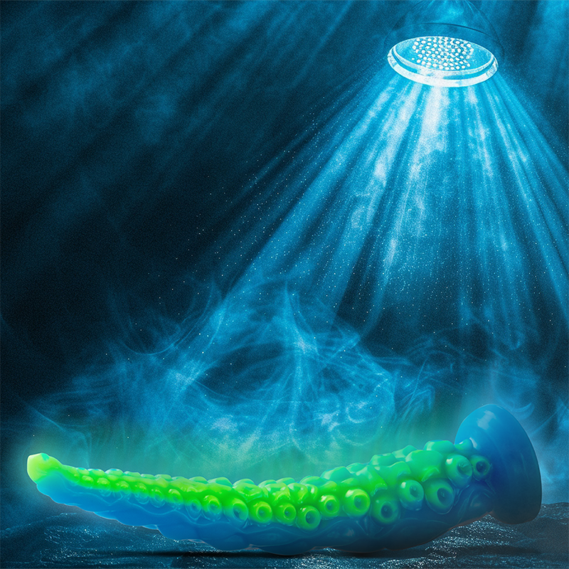 EPIC - SCYLLA FLUORESZIERENDER DÜNNER TENTAKELDILDO, KLEINE GRÖSSE