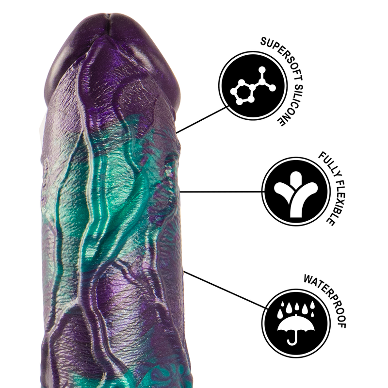 EPIC - BASILISK DILDO DOPPELT SCHUPPIGES VERGNÜGEN, GROSSE GRÖSSE