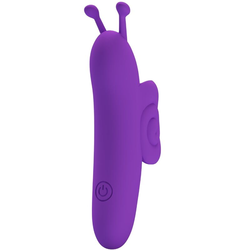 Der PRETTY LOVE - SNAIL ist ein leistungsstarker, lila Fingerstimulator, der Ihnen unvergessliche Momente der Lust beschert. Mit seinem ergonomischen Design und der intensiven Vibration ist er perfekt geeignet, um gezielt Ihre erogenen Zonen zu stimulieren. Lassen Sie sich von seiner Kraft verführen und erleben Sie pure Ekstase!