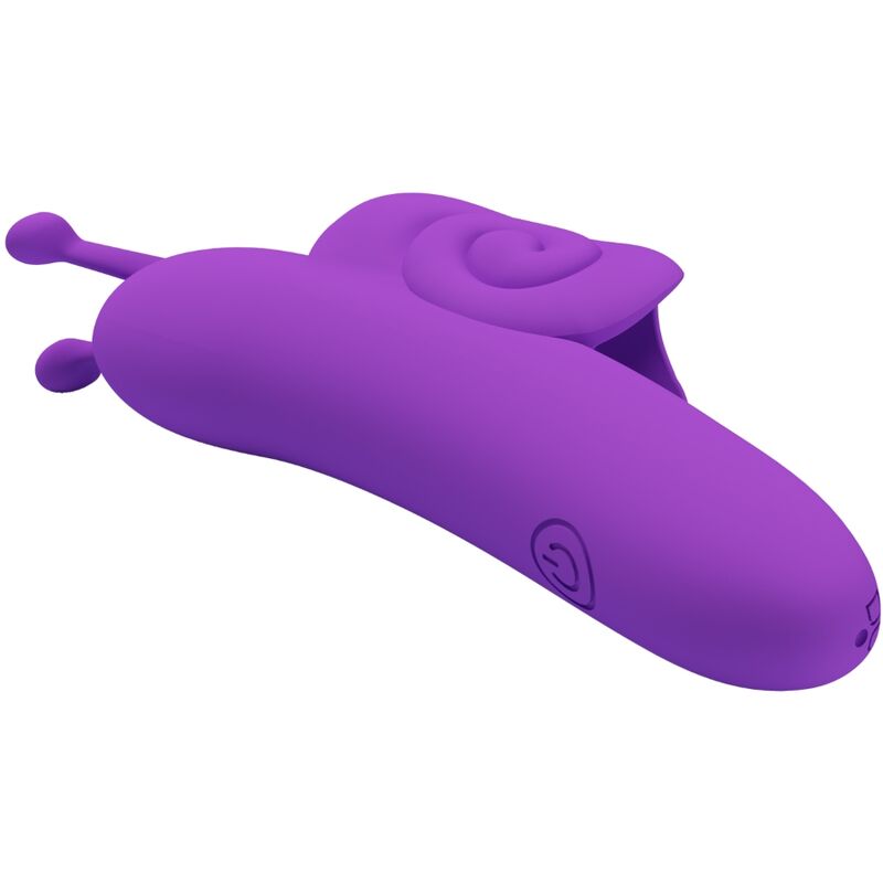 Der PRETTY LOVE - SNAIL ist ein leistungsstarker, lila Fingerstimulator, der Ihnen unvergessliche Momente der Lust beschert. Mit seinem ergonomischen Design und der intensiven Vibration ist er perfekt geeignet, um gezielt Ihre erogenen Zonen zu stimulieren. Lassen Sie sich von seiner Kraft verführen und erleben Sie pure Ekstase!