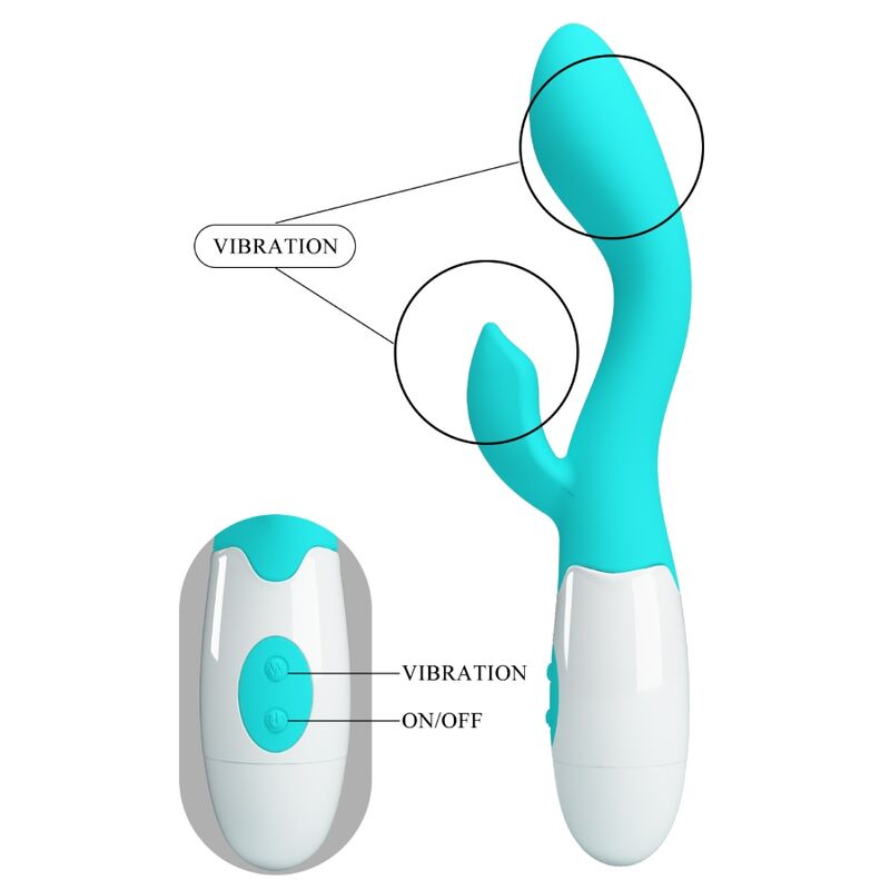 PRETTY LOVE - HEILIGER G-SPOT-VIBRATOR, AQUAGRÜN