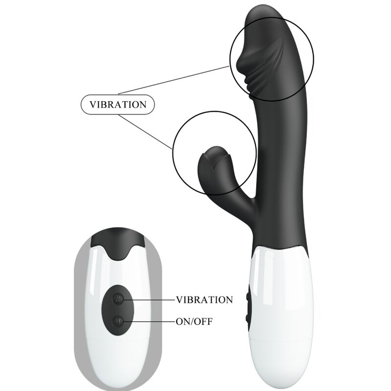 PRETTY LOVE - SNAPPY G-SPOT VIBRATOR Schwarz