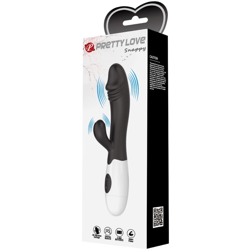 PRETTY LOVE - SNAPPY G-SPOT VIBRATOR Schwarz