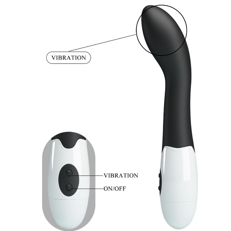 PRETTY LOVE - BISHOP G-Punkt Vibrator 30 Modi Schwarz