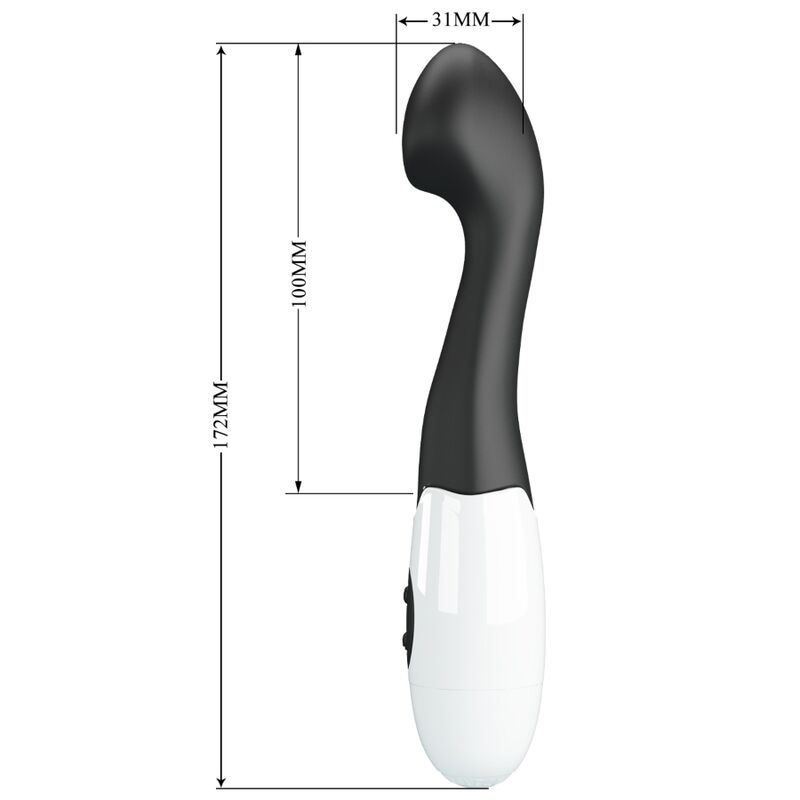 PRETTY LOVE - CHARLES G-SPOT VIBRATOR 30 MODI Schwarz