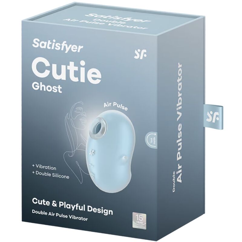 SATISFYER - CUTIE GHOST Auflegevibrator Hellblau