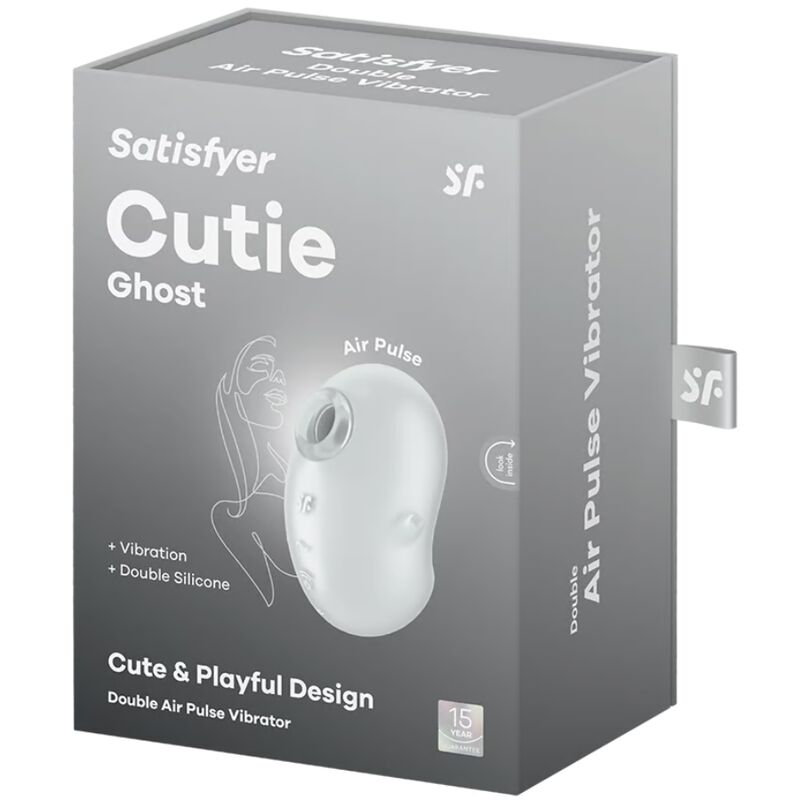 SATISFYER - CUTIE GHOST Auflegevibrator Weiß