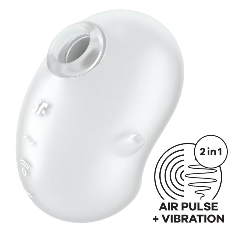 SATISFYER - CUTIE GHOST Auflegevibrator Weiß