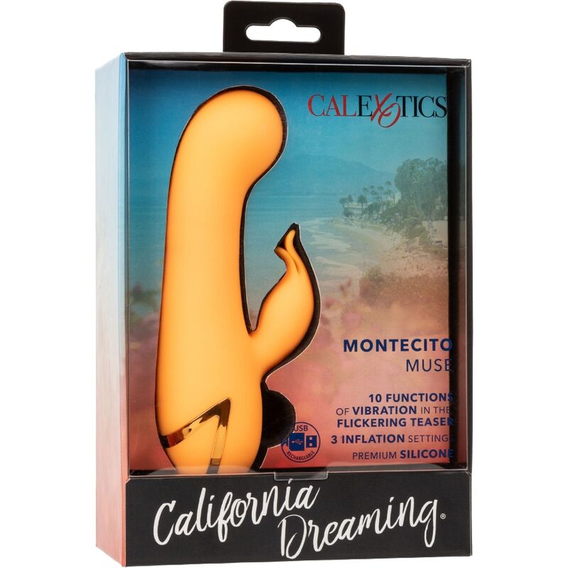 CALEXOTICS - MONTECITO MUSE Vibrator Rabbit Orange von CALIFORNIA DREAMING
