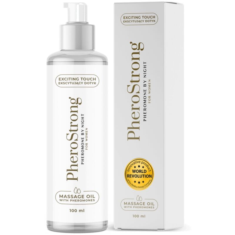 PHEROSTRONG - Massageöl für die Nacht für Frauen 100 ml