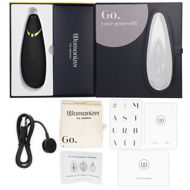 WOMANIZER - PREMIUM 2 Klitorisstimulator Schwarz