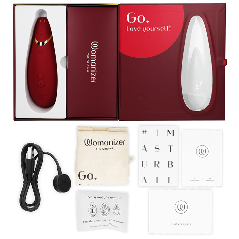 WOMANIZER - PREMIUM 2 Klitorisstimulator Bordeaux