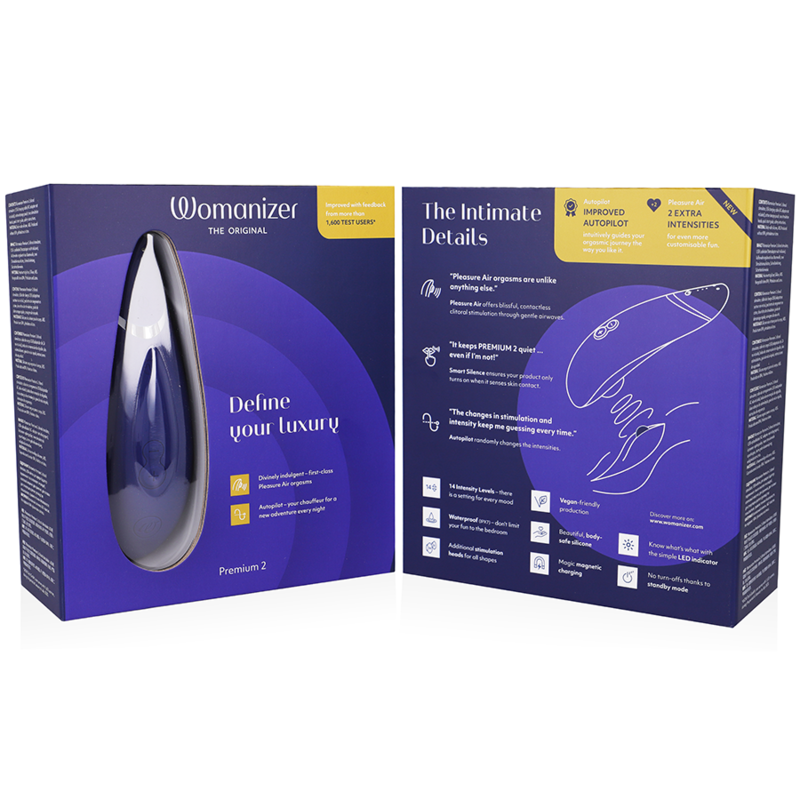 WOMANIZER - PREMIUM 2 Klitorisstimulator Blaubeere