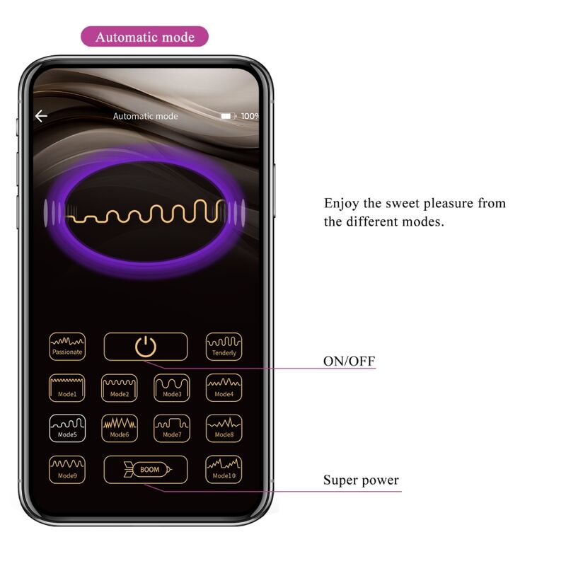 PRETTY LOVE - HECTOR Elektroschock-Vibrator kostenlose App Lila