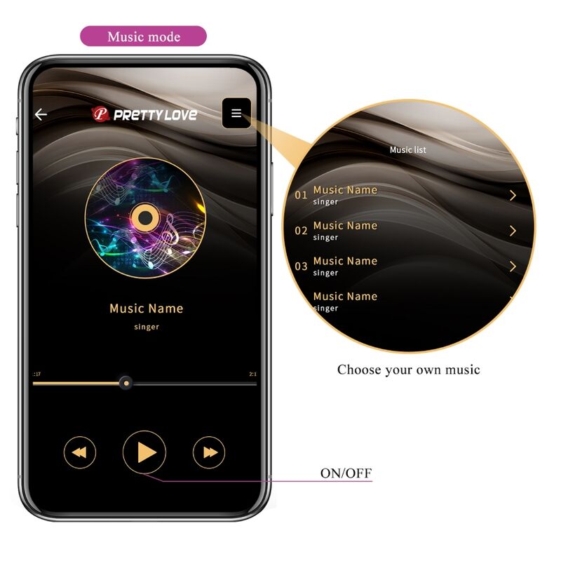 PRETTY LOVE - HECTOR Elektroschock-Vibrator kostenlose App Lila