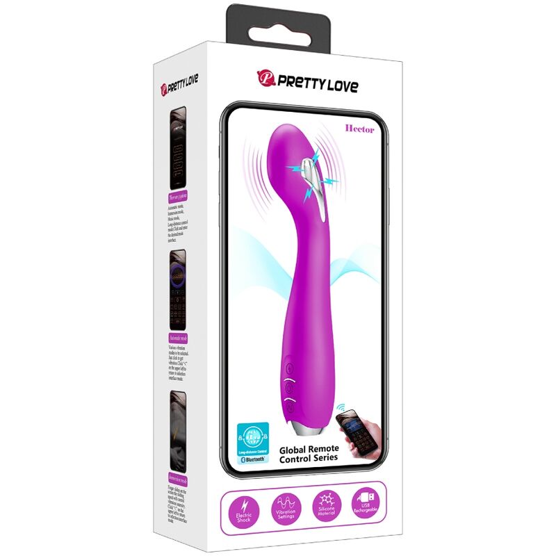 PRETTY LOVE - HECTOR Elektroschock-Vibrator kostenlose App Lila