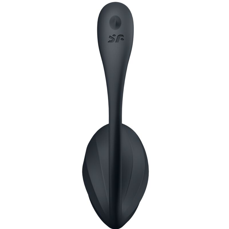 SATISFYER - RIBBED PETAL G-Punkt-Stimulator mit Fernbedienung in Schwarz und kostenloser App
